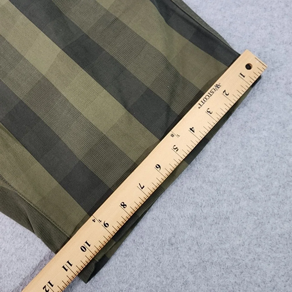 The‎ North Face Narrows Shorts Men 34x10 Green Striped Outdoor Hiking Gorpcore
